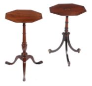 A Regency mahogany and inlaid occasional table