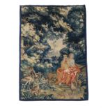 An Aubusson verdure tapestry with Orpheus enchanting the animals