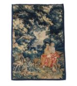An Aubusson verdure tapestry with Orpheus enchanting the animals