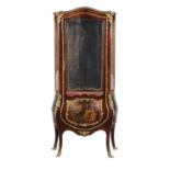 Y A French rosewood and gilt metal mounted vitrine