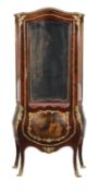 Y A French rosewood and gilt metal mounted vitrine