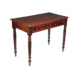 A William IV mahogany side table