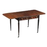 An George IV Irish mahogany sofa table