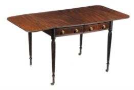 An George IV Irish mahogany sofa table
