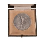 Newcastle Tramways Extrension 1923, silvered bronze medal by Lomax