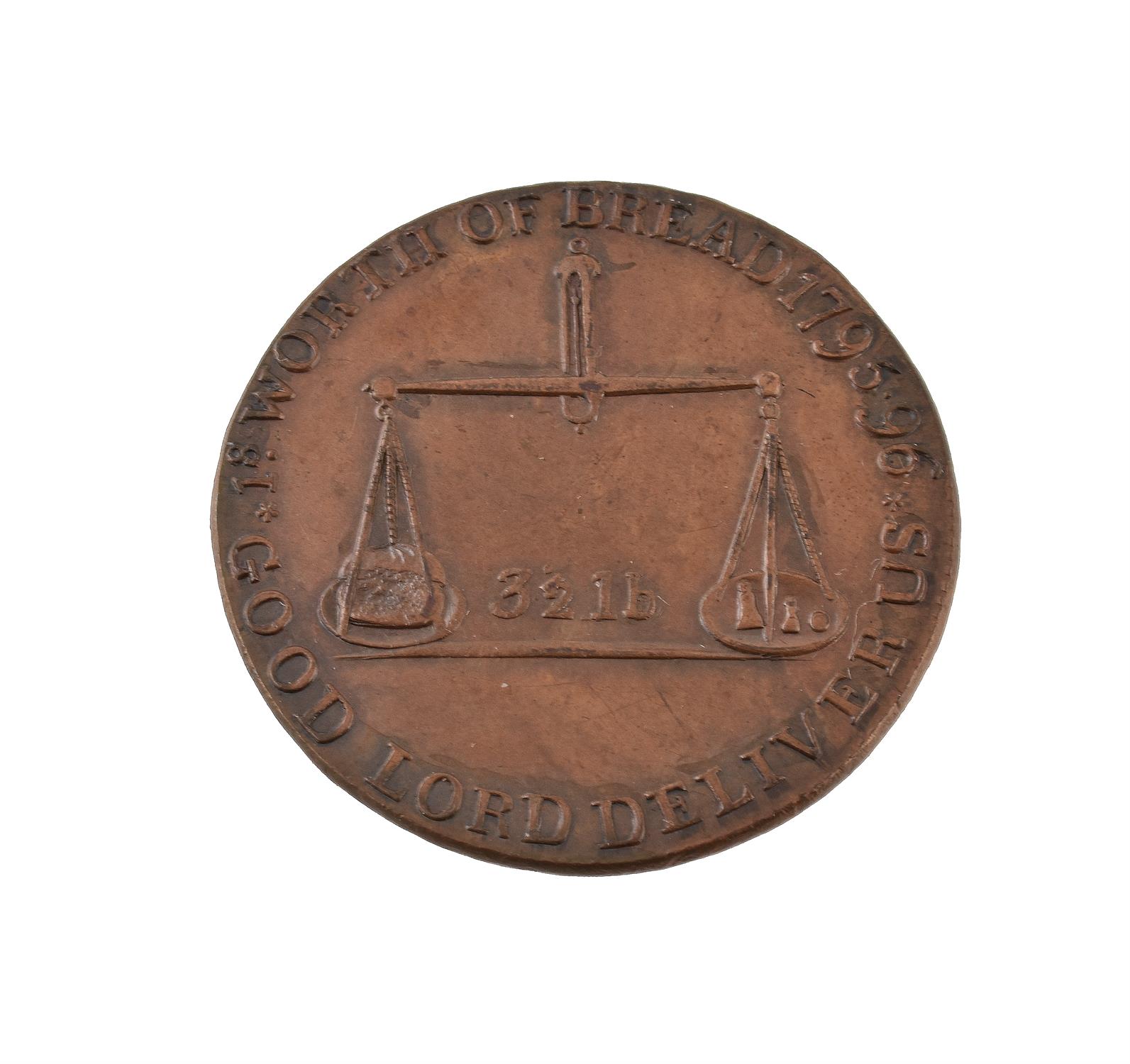 Gloucestershire, Badminton, Halfpenny 1795/1796