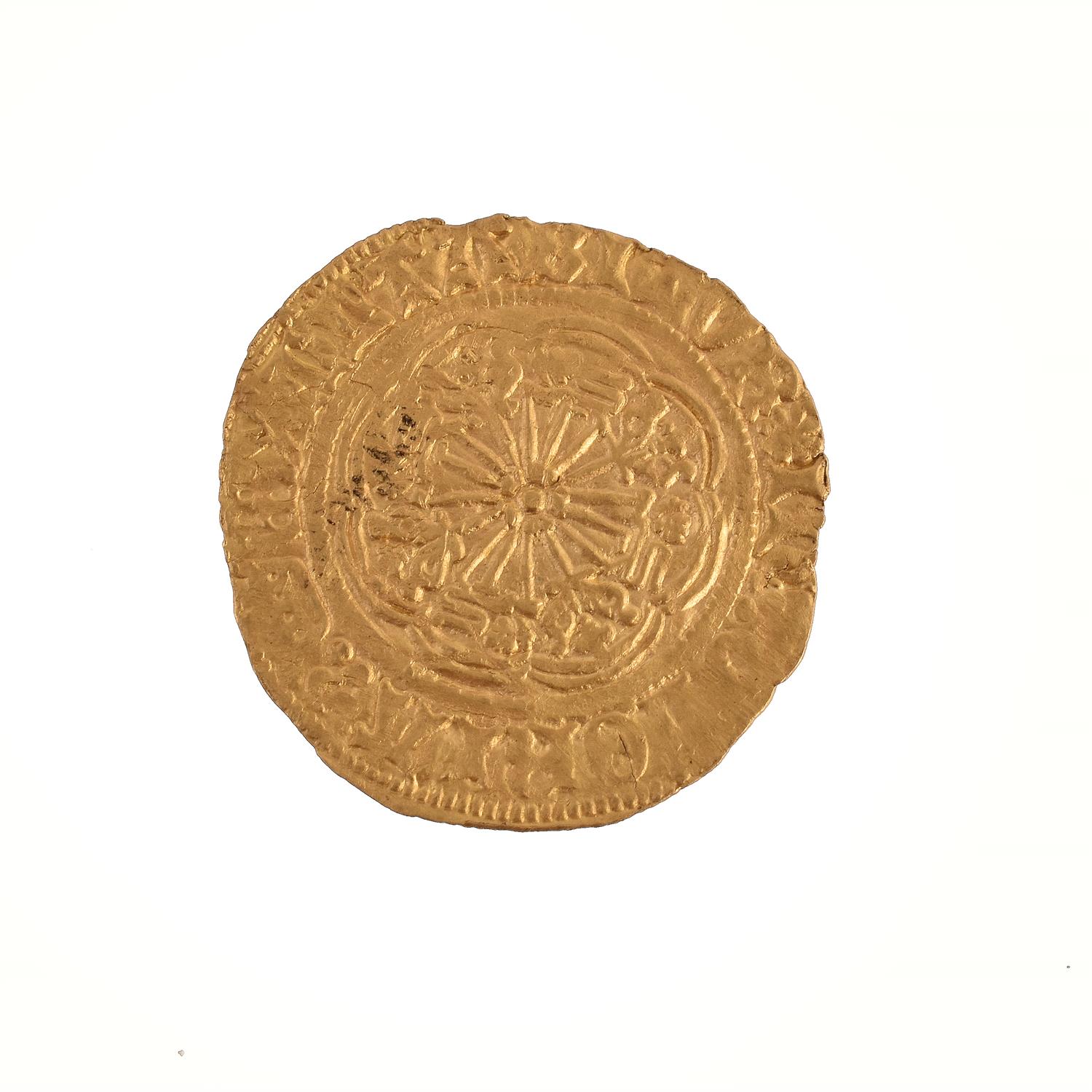 Edward IV, first reign (1461-1470), gold Quarter-Ryal - Image 2 of 2