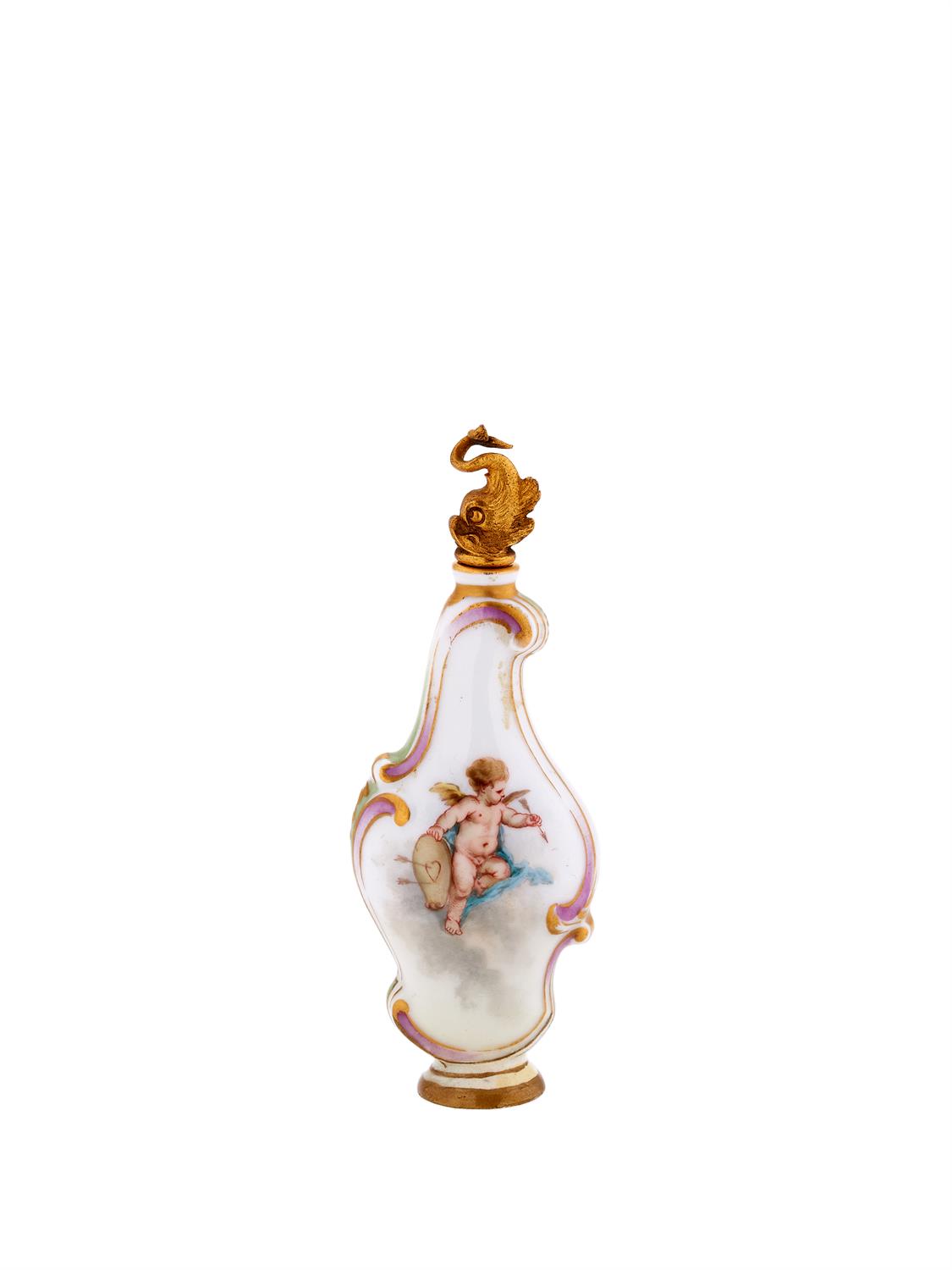 A Continental porcelain scent bottle - Image 2 of 2