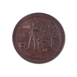 Spain, Columbus 400th Anniversary 1892, bronze medal by B. Maura