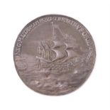 Charles I, Dominion of the Sea 1630, silver medal