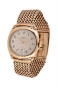 J. W. Benson, 9 carat gold bracelet watch