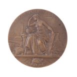 France, Ecole Polytecnique Centenary 1894, bronze