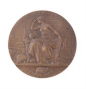 France, Ecole Polytecnique Centenary 1894, bronze