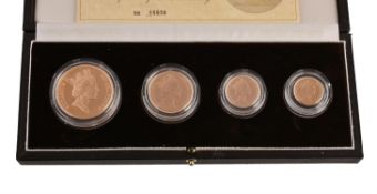 Elizabeth II, gold Proof Set 1985