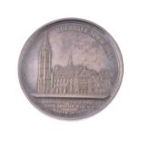 Lancashire, Rochdale, Town Hall opened 1871, silver medal