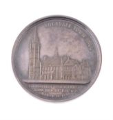 Lancashire, Rochdale, Town Hall opened 1871, silver medal