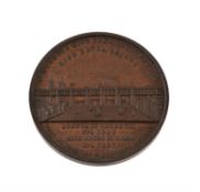 Newcastle-upon-Tyne, Opening of the High Level Bridge 1850, bronze medal