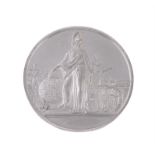 London, The Great Exhibition 1851, white metal medal
