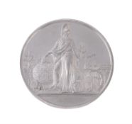 London, The Great Exhibition 1851, white metal medal