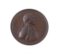 Battle of the First of June 1794, bronze medal by C H Kuchler