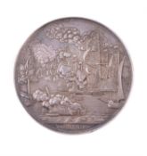 Naval Action Against the Dutch 1666, silver medal