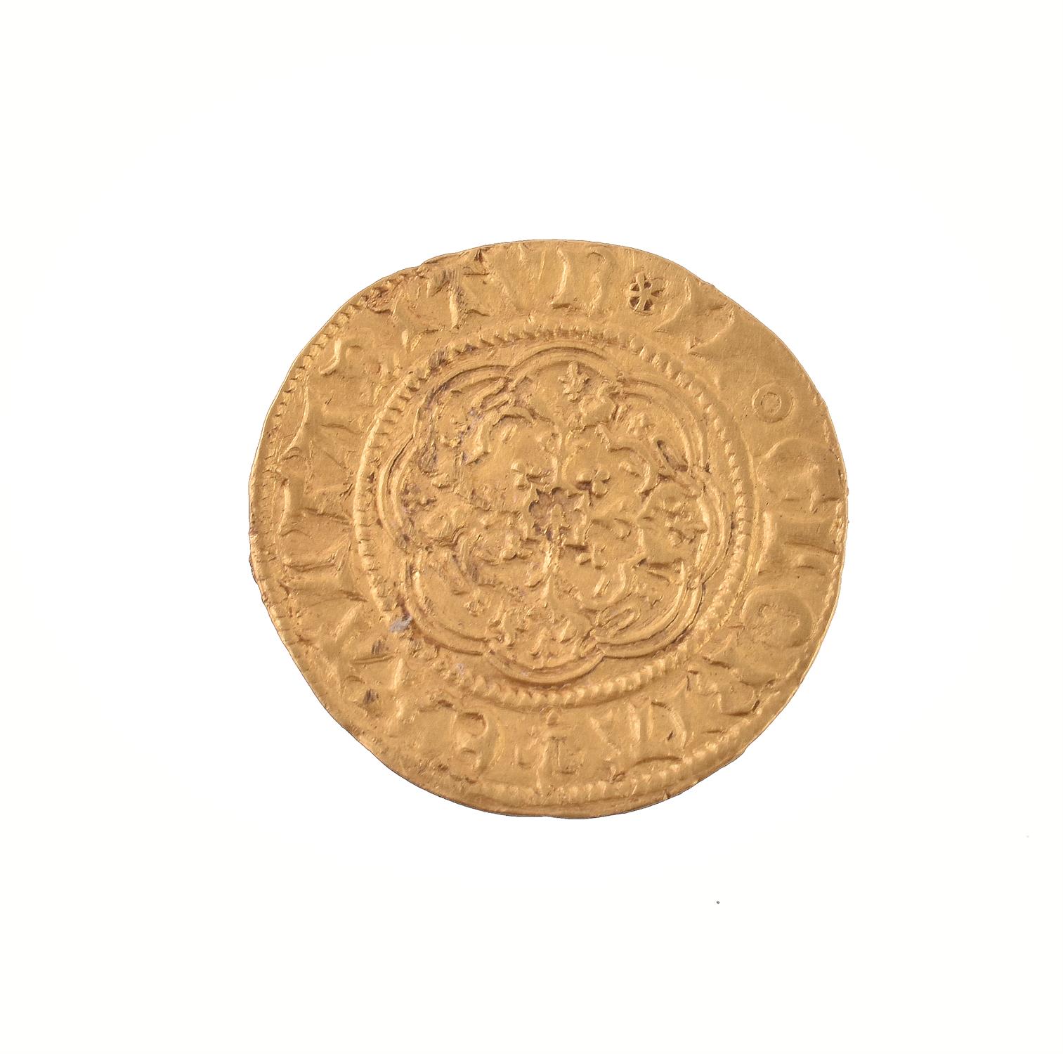 Henry VI, first reign (1422-1461), gold Quarter-Noble - Image 2 of 2