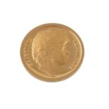 Russia / Soviet Union, Valentina Tereshkova, First Woman in Space 1963, proof gold medal