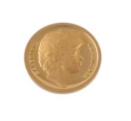 Russia / Soviet Union, Valentina Tereshkova, First Woman in Space 1963, proof gold medal