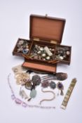 A collection of costume jewellery