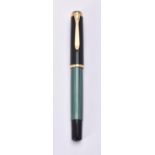 Pelikan, Souveran M400, a green and black fountain pen