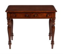 A Victorian mahogany side table