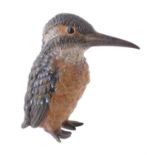 An Austrian cold-painted bronze model of a Kingfisher