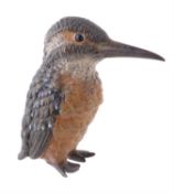 An Austrian cold-painted bronze model of a Kingfisher