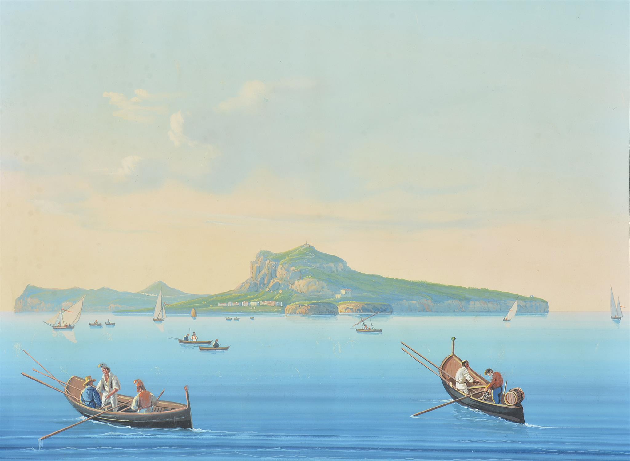 Neapolitan School (19th century) , Isda Di Capril; Solo D' Ischia - Image 3 of 4