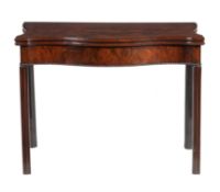 A George III mahogany tea table