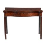 A George III mahogany tea table