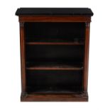 Y Y A Regency rosewood open bookcase