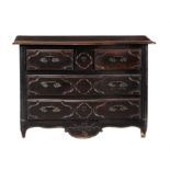 A Louis XV walnut commode