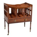 A Regency mahogany Canterbury