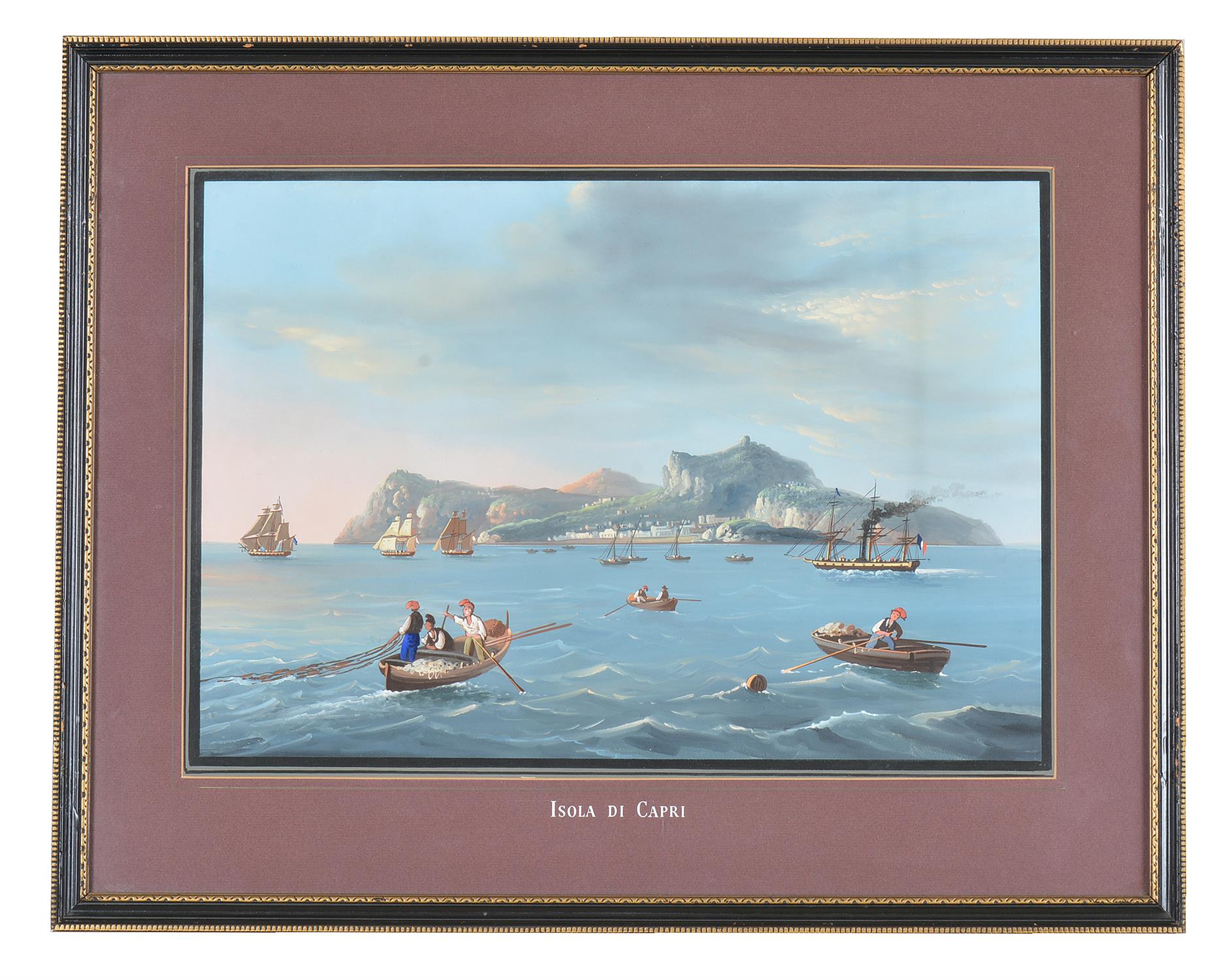 Neapolitan School (19th century) , Isda Di Capril; Solo D' Ischia