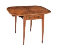 A George III yew Pembroke table