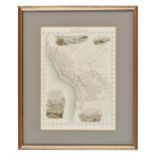 Three decorative map prints