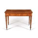 A Victorian bird's-eye maple dressing table