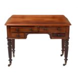 A Victorian mahogany dressing table