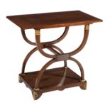 A mahogany side table