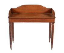 A Scottish Regency mahogany dressing table