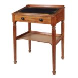 A Victorian satinwood lectern or clerks desk