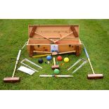 A part croquet set