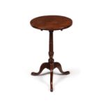 A George III mahogany tripod table, circa 1780