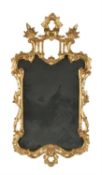 A George III giltwood wall mirror, circa 1780
